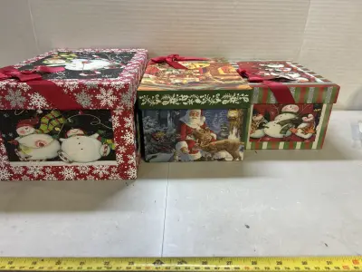 3ct christmas boxes