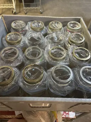 lot mason jars
