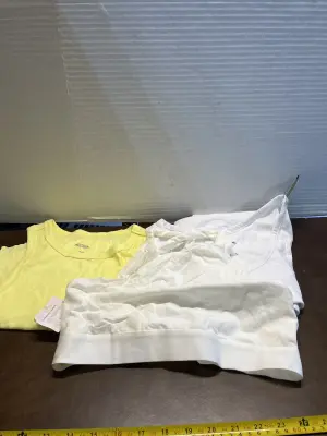XL tank top , large shirt , large bra