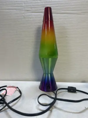 rainbow lava lamp
