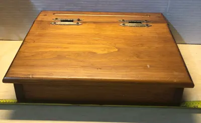 Wooden storage box