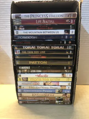 20 assorted DVDs