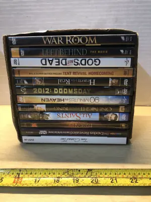 12 assorted DVDs