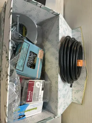 washers,staples, wire, nails and screws
