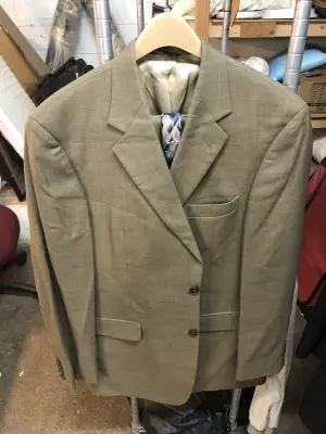 Stafford tailored suit set with tie and socks unknown size