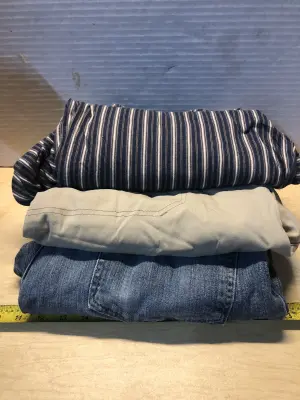 Wrangler jeans 38x29, wrangler shorts 38, Stafford size medium sleep pants