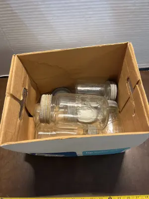 box of canning jars