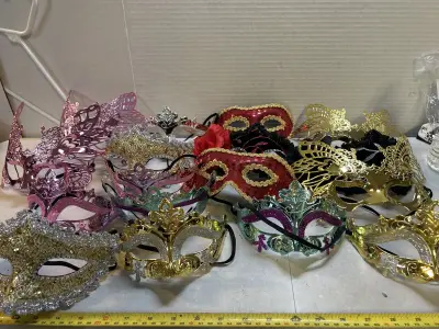 lot of masks