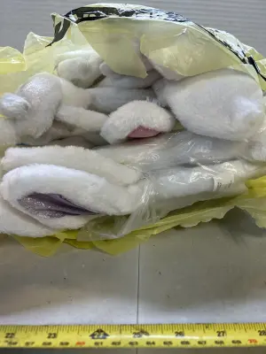 bag of bunny ear headbands