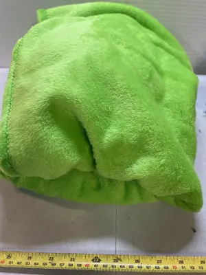 green plush blanket