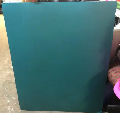 Tropical green poster board