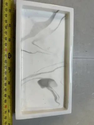 faux marble soap tray