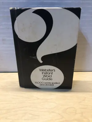 Vintage 1972 word guide