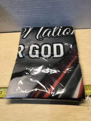 Banner one nation under God unknown size