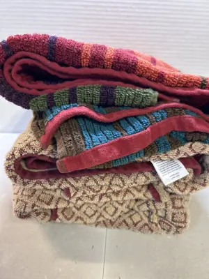 patterned towel lot