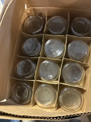box of mason jars