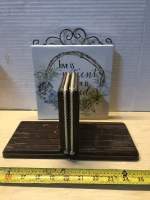 Wall decor and book ends