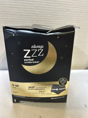 small/medium always discreet period underwear
