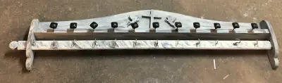 Shelf with hooks