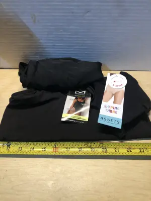 Size large body suit size large shaping thong size xl cami