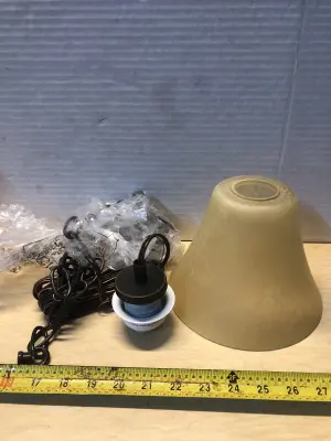 Hanging light fixture as is