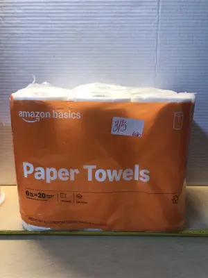 Amazon basics paper towels 6 rolls