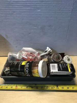 Tray of assorted hardware