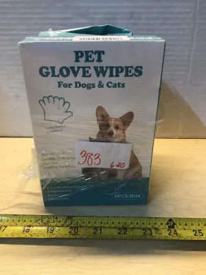 4 boxes pet wipe gloves