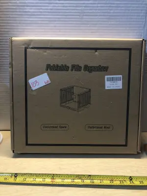 Foldable file organizer