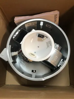 NuTone heater vent with light