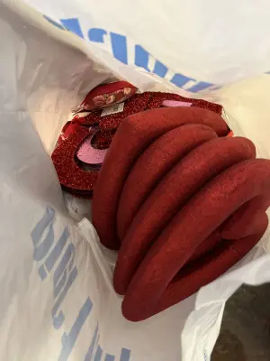 bag of valentines decor