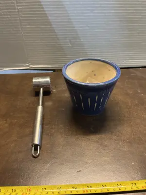 meat smasher & plant holder