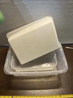 lot of storage containers