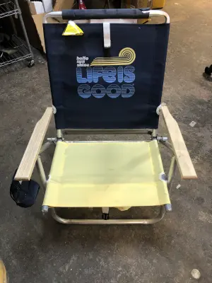 Life is good beach chair