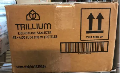 48 bottles 4oz liquid hand sanitizer