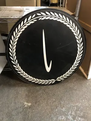 Round wall art