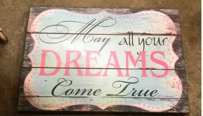 Wooden wall decor