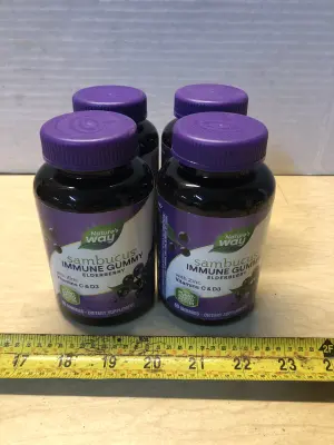 4 bottles sambucus immune gummies exp:12/26