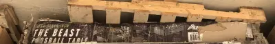 57” foosball table as is unchecked