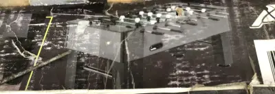 57” foosball table as is unchecked