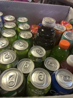 assorted drink lot