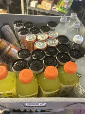 assorted drink lot