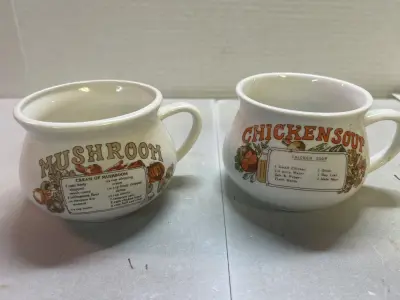 old fashioned soup bowls