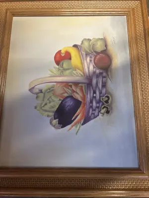 framed painting