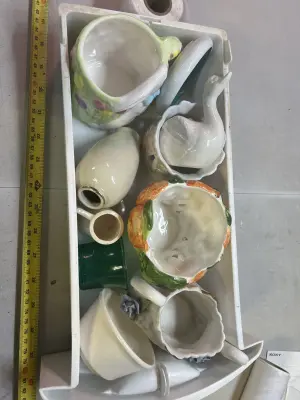 assorted glass ware