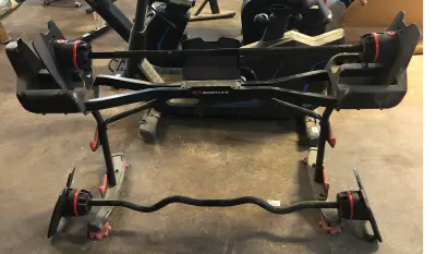 Bowflex weight rack and bars missing weight plates