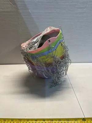 7pc hanging planter basket