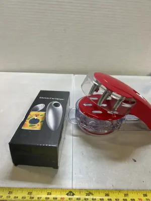cherry pitter and electric can opener