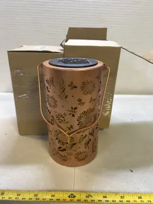 2 sunflower solar lanterns
