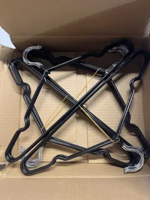 lots of wire hangers